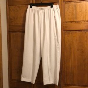 Alfred Dunner White Dress Pants 16W